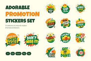 Promotional Stickers, an Emoji Icon by Vectors Market