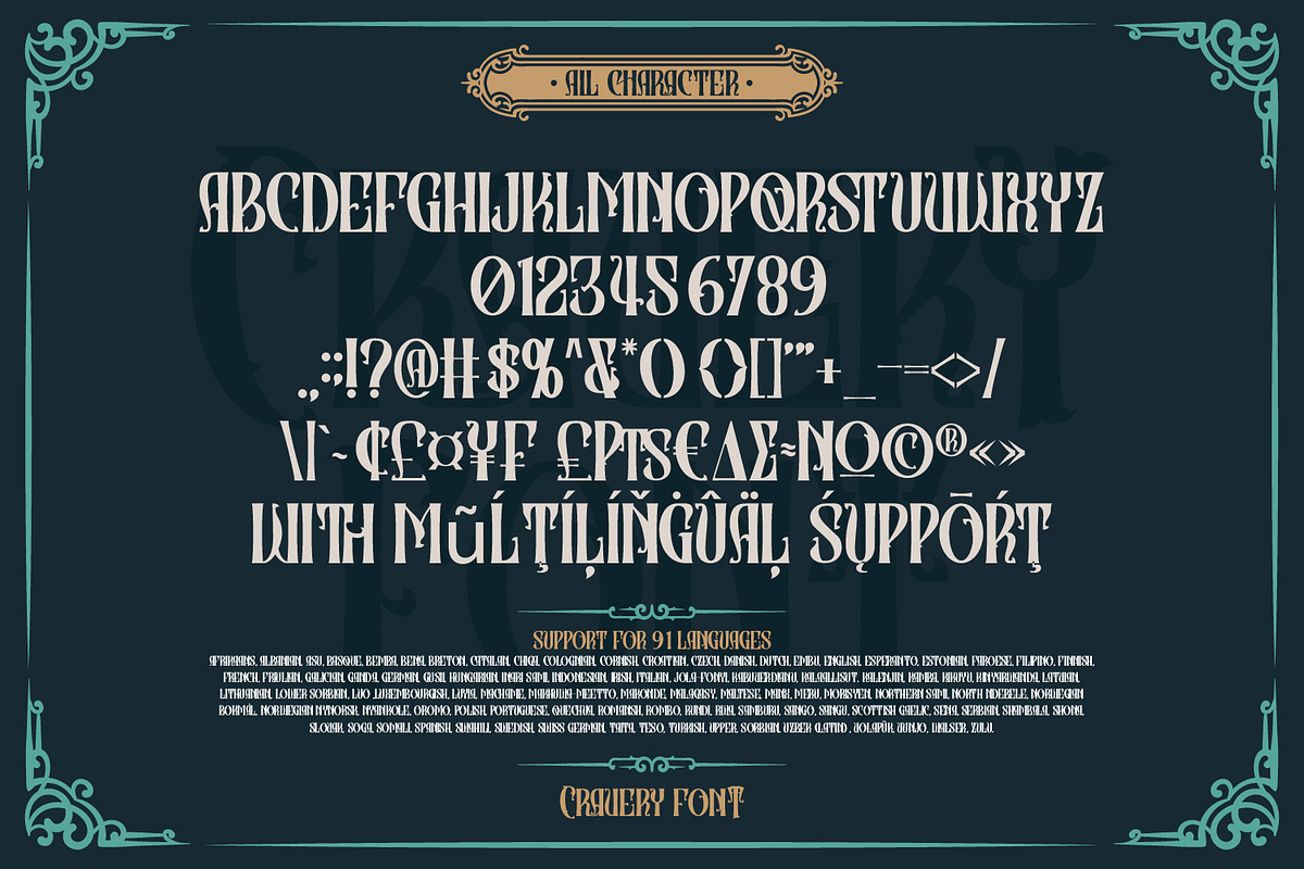 Cravery, a Script Font by Vintage Division (Photo 9 of 10)