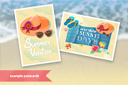 Beach Vacation set, an Object Graphic by KatPush (Thumbnail 3 of 3)