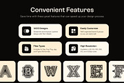 1400 Alphabet Letters Logo, a Solid Icon by Creative Stall (Thumbnail 2 of 34)