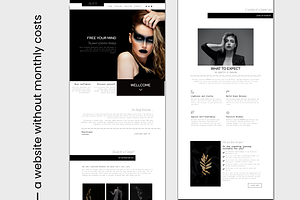 Wordpress Theme Elementor Black