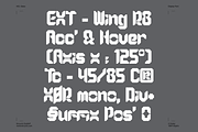 Gaiax - Futuristic Font, a Sans Serif Font by Enxyclo Studio (Thumbnail 2 of 11)