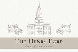 The Henry Ford Museum Drawing