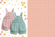 Kids floral seamless pattern checks, a Graphic by DigitalArsiart (Thumbnail 7 of 13)