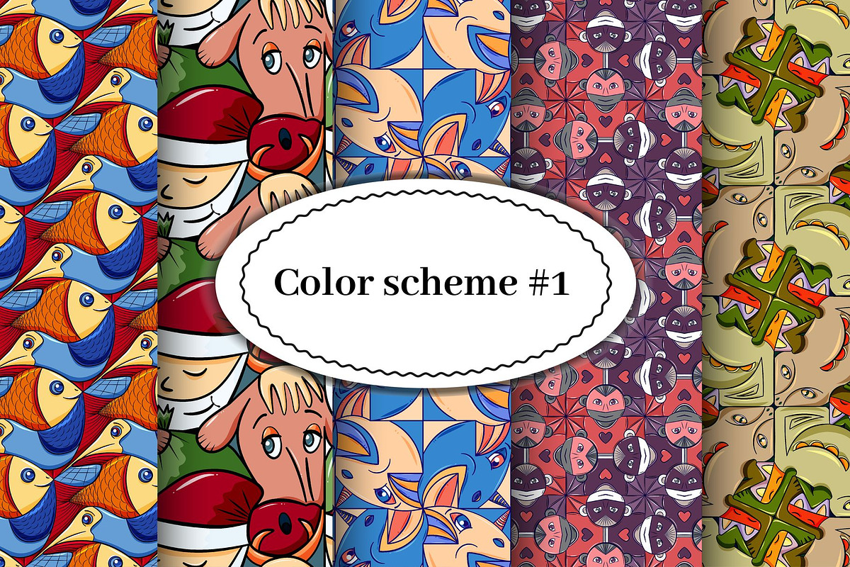 ESCHER seamless pattern, a Pattern Graphic by Ira_Lacrimosa (Photo 2 of 7)