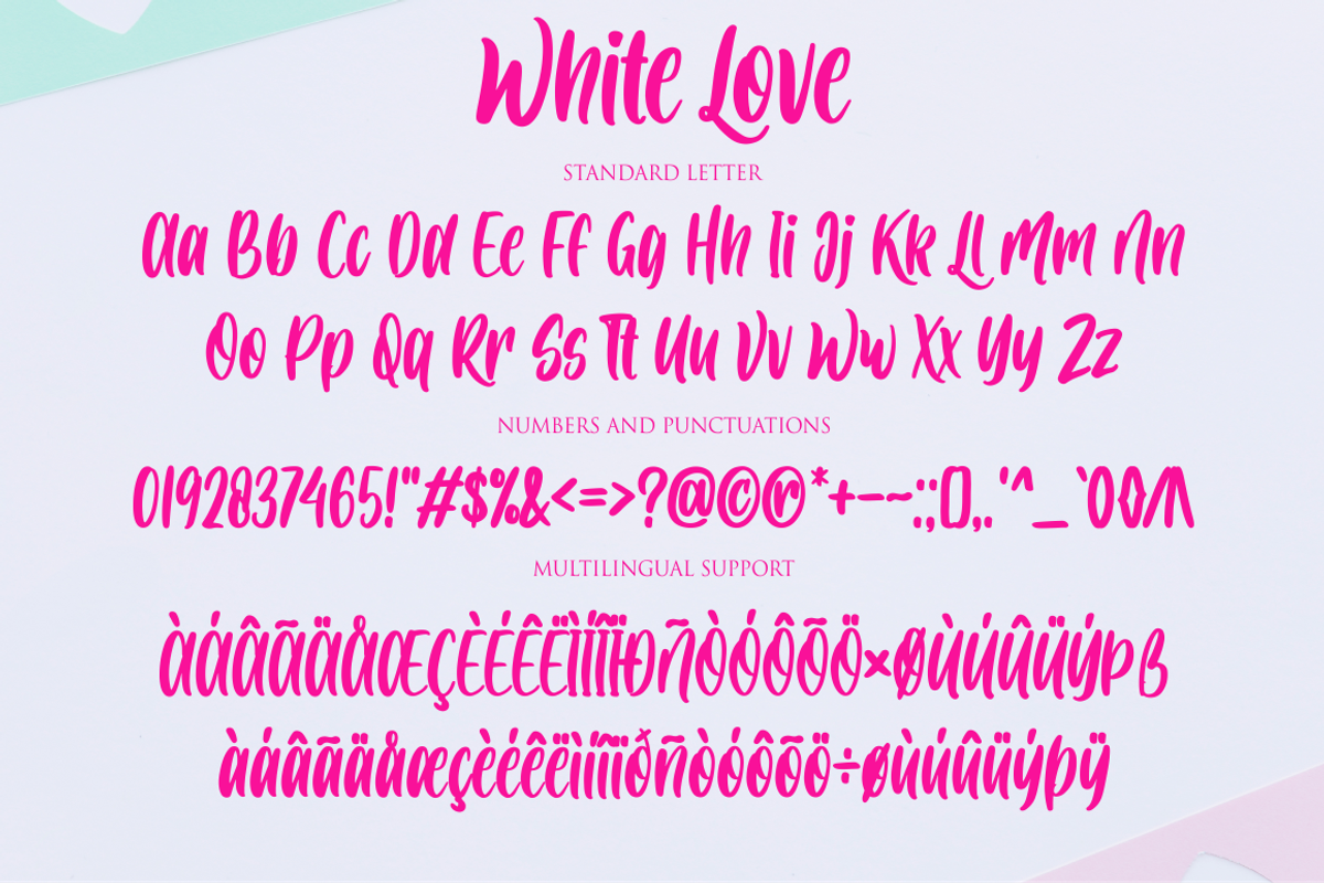 White Love, a Handwritten Font by NJ Studio (Photo 9 of 10)