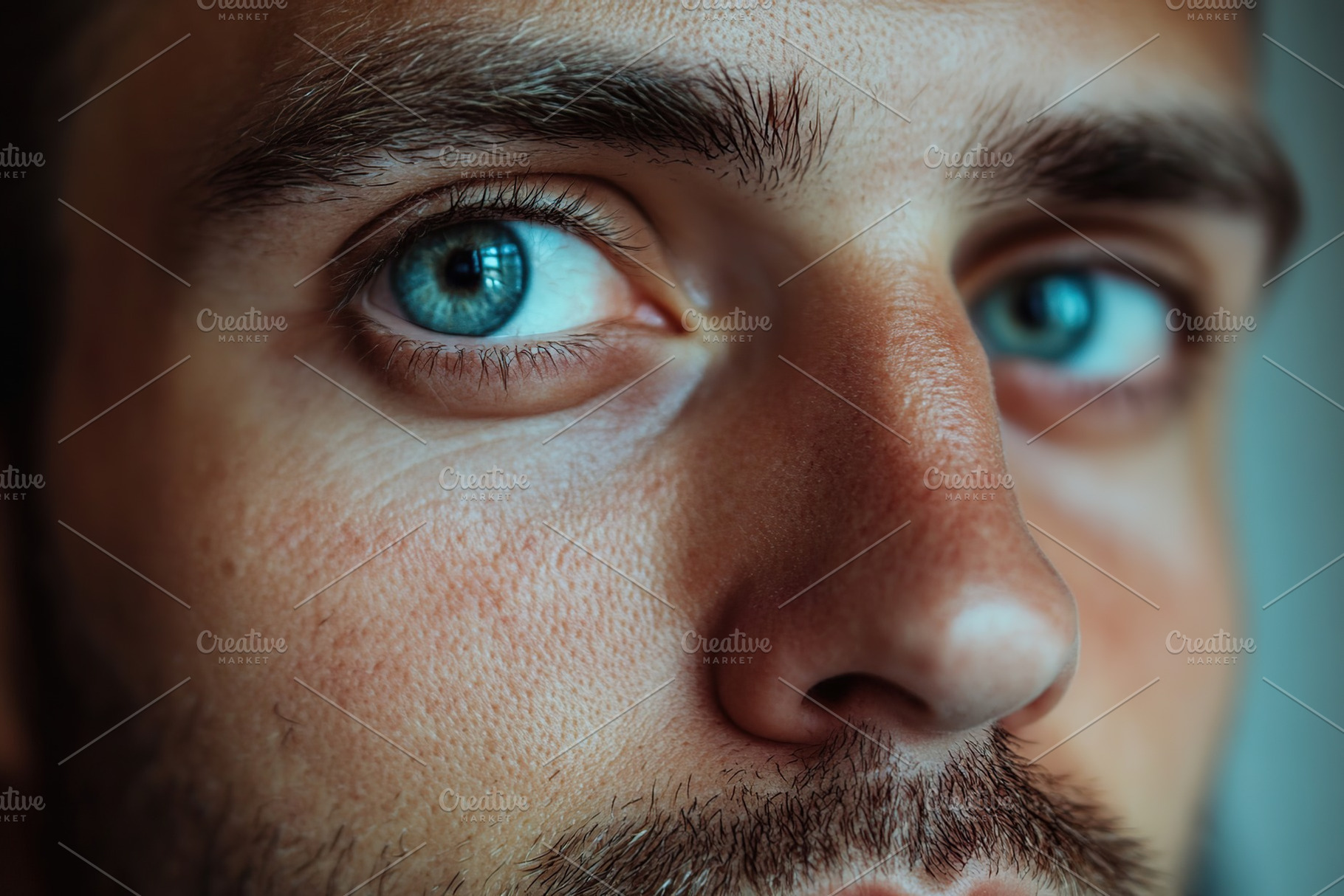 Closeup portrait of handsome man, a Person Photo by AlyaAnd