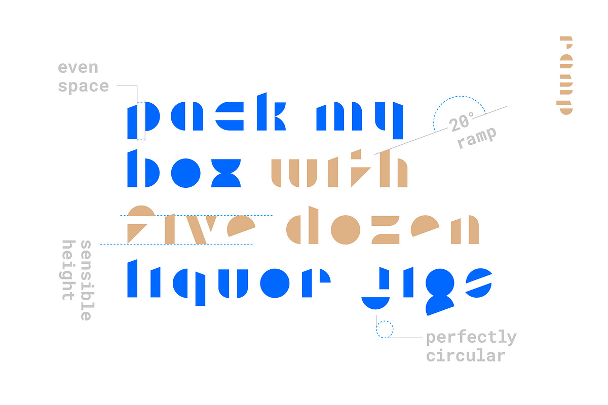 Ramp Display Font preview 2