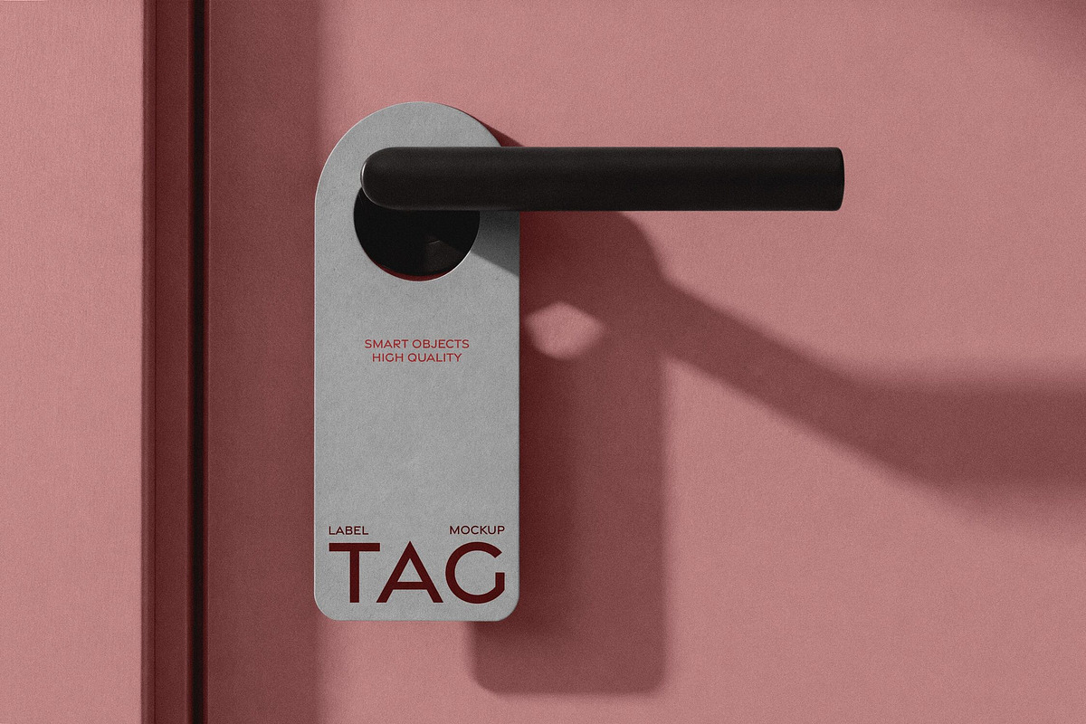 Door Tag Mockup, a Product Mockup by Design Squad (Photo 1 of 4)
