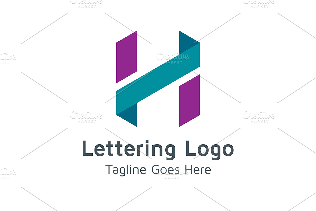 20 Logo Lettering H Template Bundle, a Branding & Logo Template by Acongraphic (Photo 21 of 21)