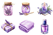 Lavender Pamper Time Clipart, an Illustration by DreamArtGraphic (Thumbnail 3 of 5)