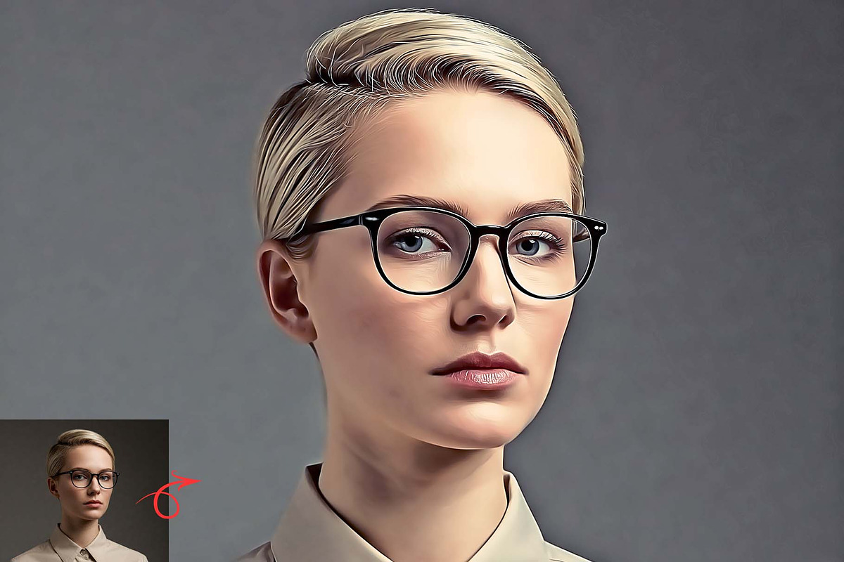 Unique Portrait Text Photo Effect, an Action Add-On by MRI STUDIO (Photo 15 of 42)
