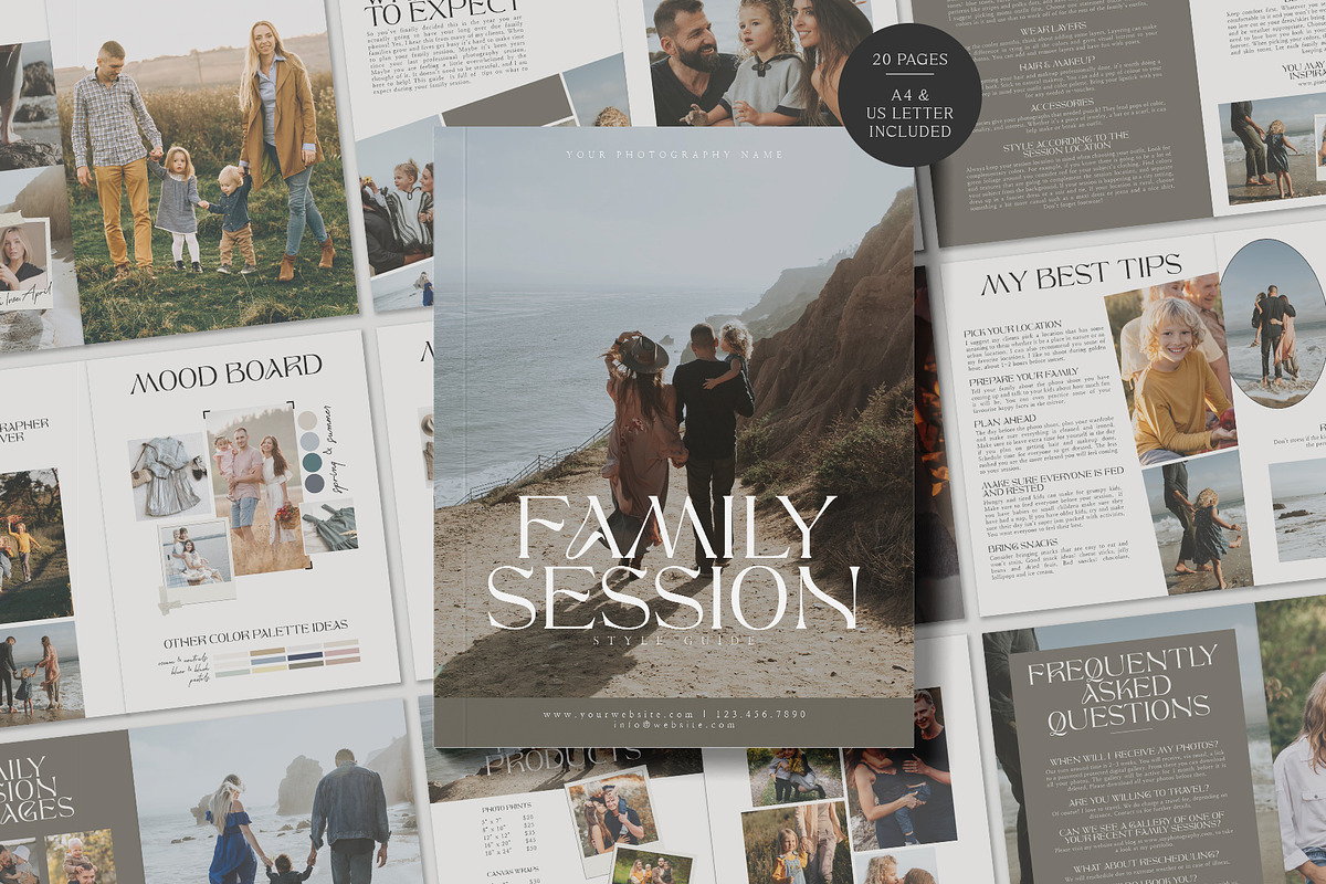 Family Photography Magazine MG004, a Magazine Template by Always Templates (Photo 1 of 8)