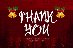 Santa Gravity - Graffiti Font