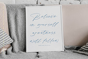 Romstand Bluelife Modern Script Font, a Script Font by stylishtype.co (Thumbnail 9 of 20)