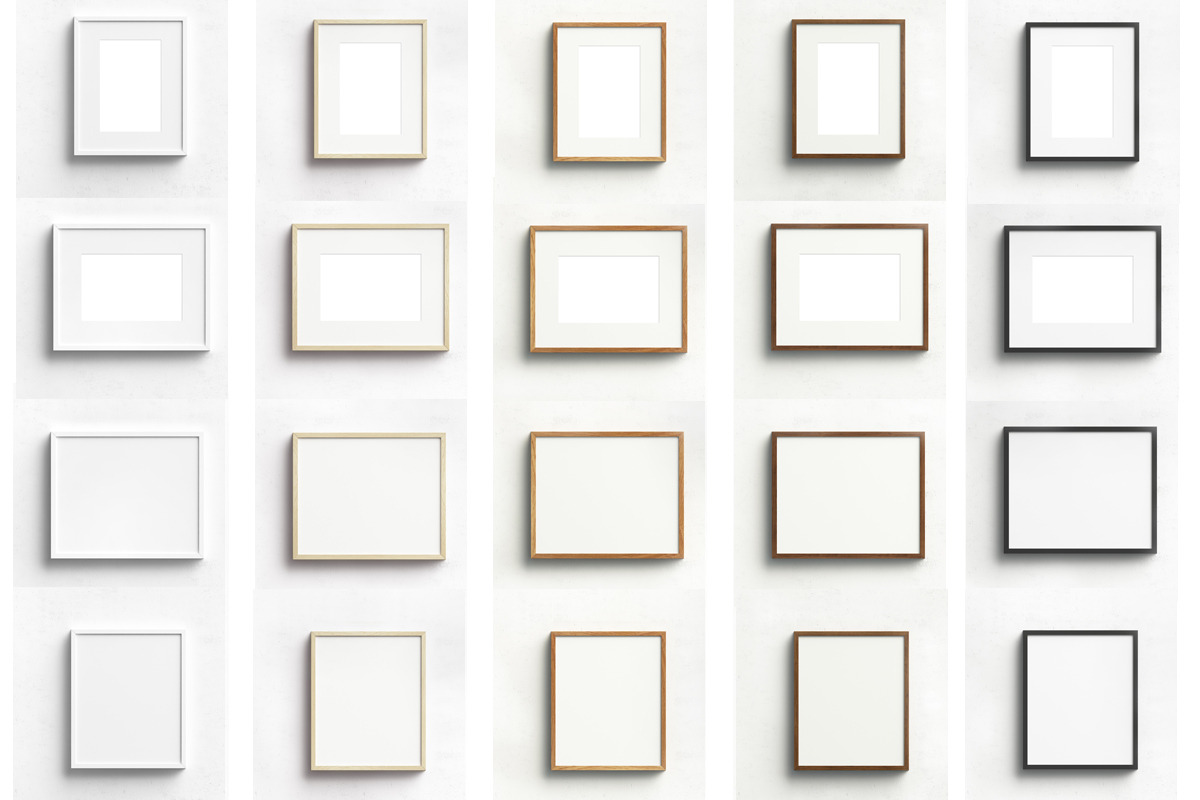 Frame mockups bundle 3;2  ratio V&H, a Print Template by HisariDS Mockup Design (Photo 2 of 6)