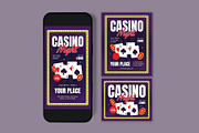 Casino Night Flyer, a Flyer Template by graphicook (Thumbnail 3 of 3)