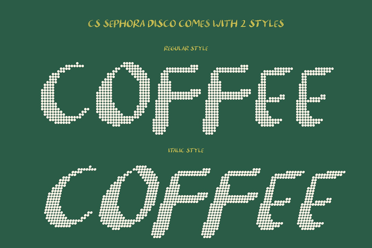CS Sephora Disco, a Handwritten Font by Craft Supply Co. (Photo 3 of 8)
