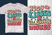 Hugs Kisses & Valentine Wishes, an Illustration by T-shirt Pond (Thumbnail 1 of 3)