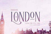 London Serif Font, a Serif Font by Salt & Pepper Designs (Thumbnail 1 of 8)
