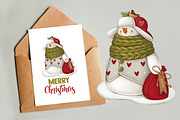 Snowman Winter collection, an Illustration by designs.svkl (Thumbnail 5 of 6)
