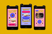 Purple Retro Instagram Pack, a Social Media Template by graphicook (Thumbnail 6 of 6)