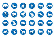 56 Animal Silhouettes Icon Set, an Icon by Vintage Font Lab (Thumbnail 4 of 4)