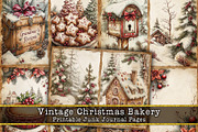 Christmas Bakery Junk Journal Pages, a Stationery Template by V Design Creator (Thumbnail 1 of 8)