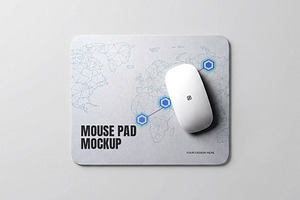 Mouse Pad Mockup Template, a Merchandise Mockup by graphypix
