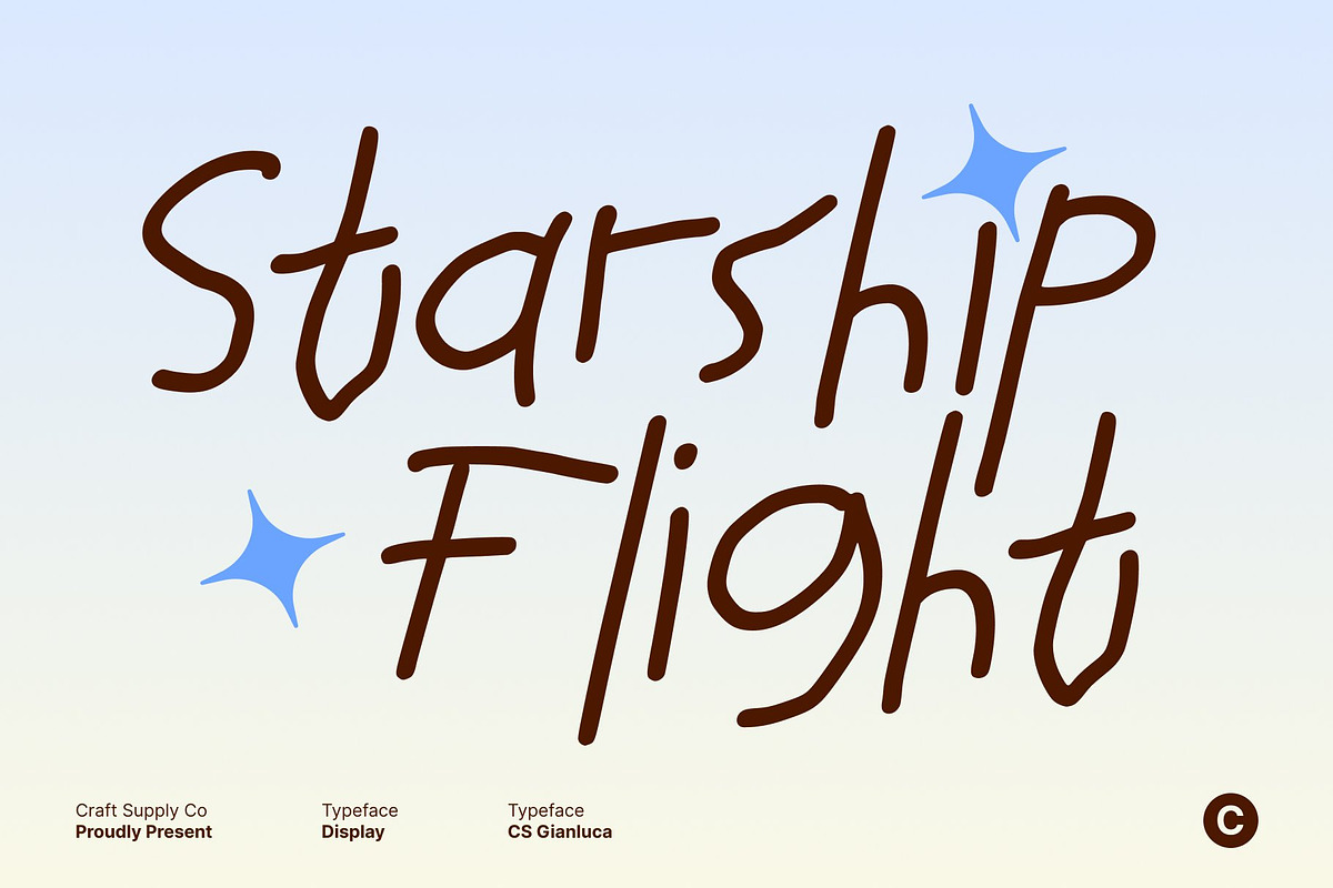 CS Gianluca – Messy Handwritten Font, a Handwritten Font by Craft Supply Co. (Photo 7 of 8)
