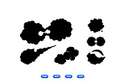 Smoke Cloud Vector Pack, an Illustration by designvectx (Thumbnail 3 of 3)