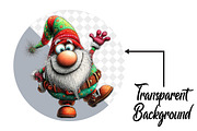 Whimsical Santa Clipart, an Illustration by Pixels.Craft (Thumbnail 2 of 6)