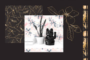 Snakes and Flowers. Pattern collecti, a Pattern Graphic by Dinkoobraz (Thumbnail 4 of 8)