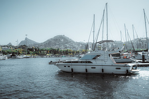 Yachts in Rio's marina Gloria, a Transportation Photo by SkyNext