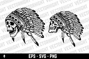 Native American warriors, a Person Illustration by Vectorhight (Thumbnail 3 of 3)