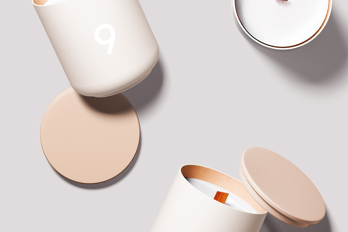 Candle Glass Package Mockup Set, a Household Mockup by GraphicWave (Photo 10 of 13)