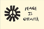 Peace Pieces 40 Hand-Cut Peace Icons, a Decorative Illustration by Madeline ODonoghue Design (Thumbnail 2 of 10)