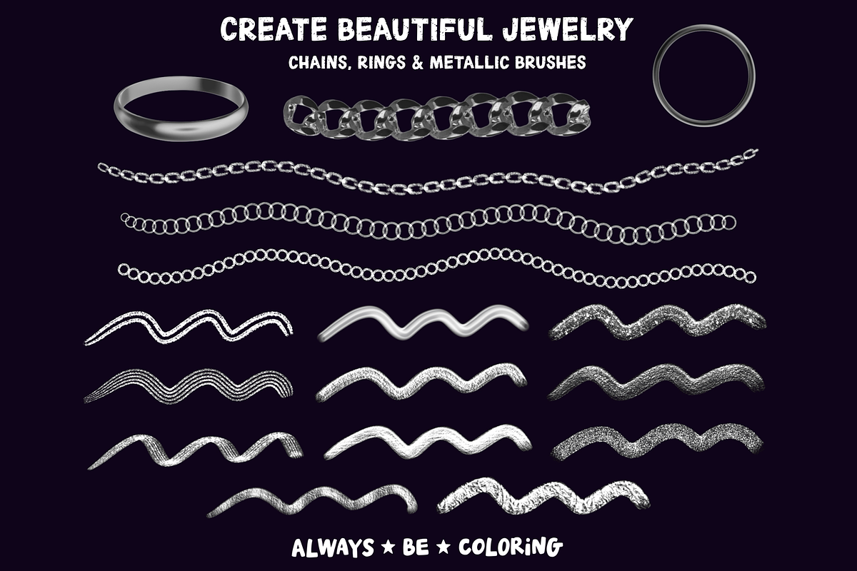 Procreate Precious Stones Brush Set, a Brush Add-On by AlwaysBeColoring (Photo 6 of 10)