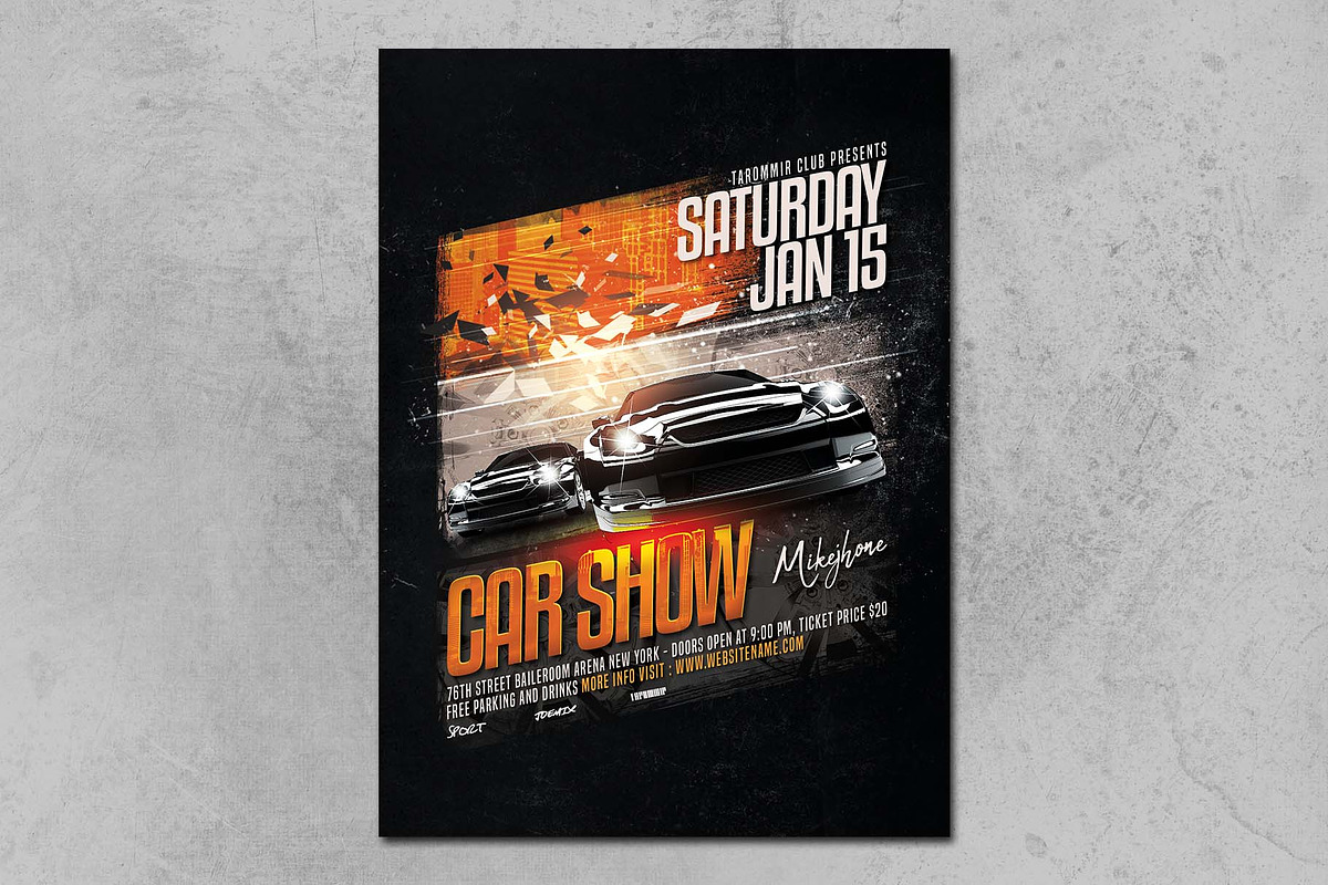 Car Show Flyer, a Flyer Template by Tarommir (Photo 2 of 3)