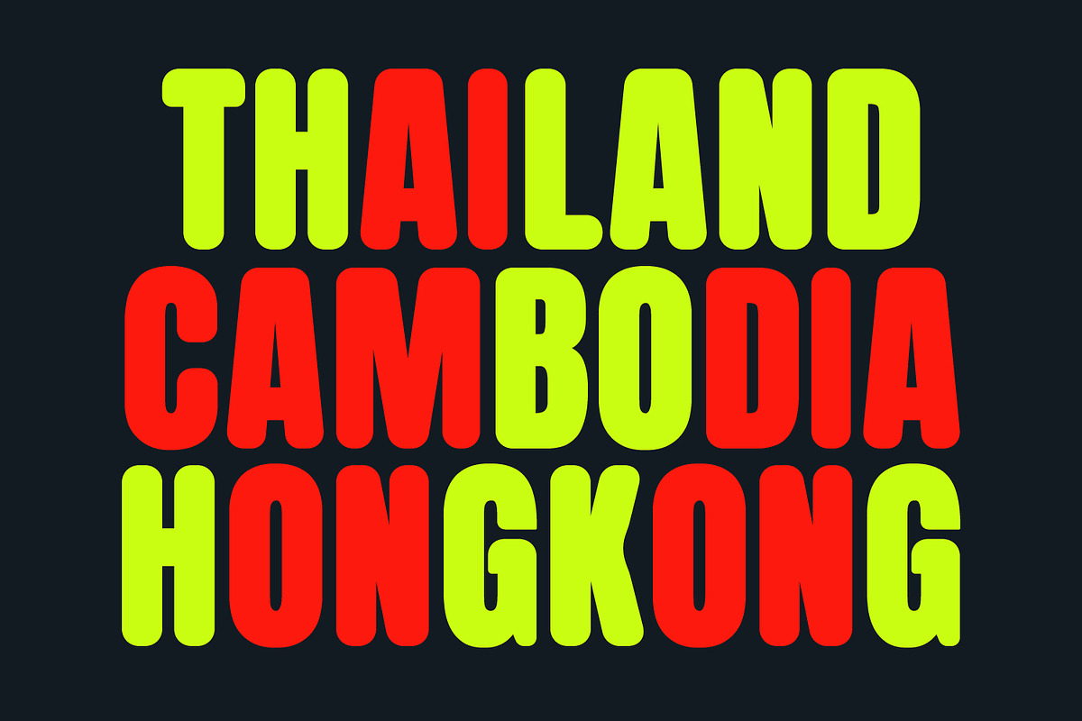 Laozheng Uppercase Display Font, a Sans Serif Font by Maulana Creative (Photo 3 of 7)