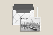 Postcard with Envelope Mockup, an Advertising Mockup by Compositing Studio (Thumbnail 5 of 20)