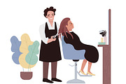 Beauty and spa characters bundle, a Person Illustration by IMG visuals characters (Thumbnail 6 of 21)