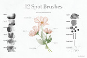 Watercolor Brushes for Procreate, a Brush Add-On by Alisles (Thumbnail 7 of 12)