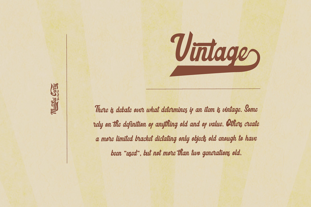 Mumbai Groovy Retro Font + BONUS, a Sans Serif Font by Anomali Creatype (Photo 3 of 12)