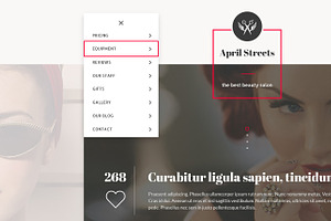 April Streets Beauty HTML Template