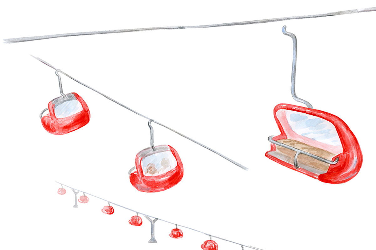 Snowing Watercolor clipart, an Illustration by AqwaColor (Photo 6 of 6)