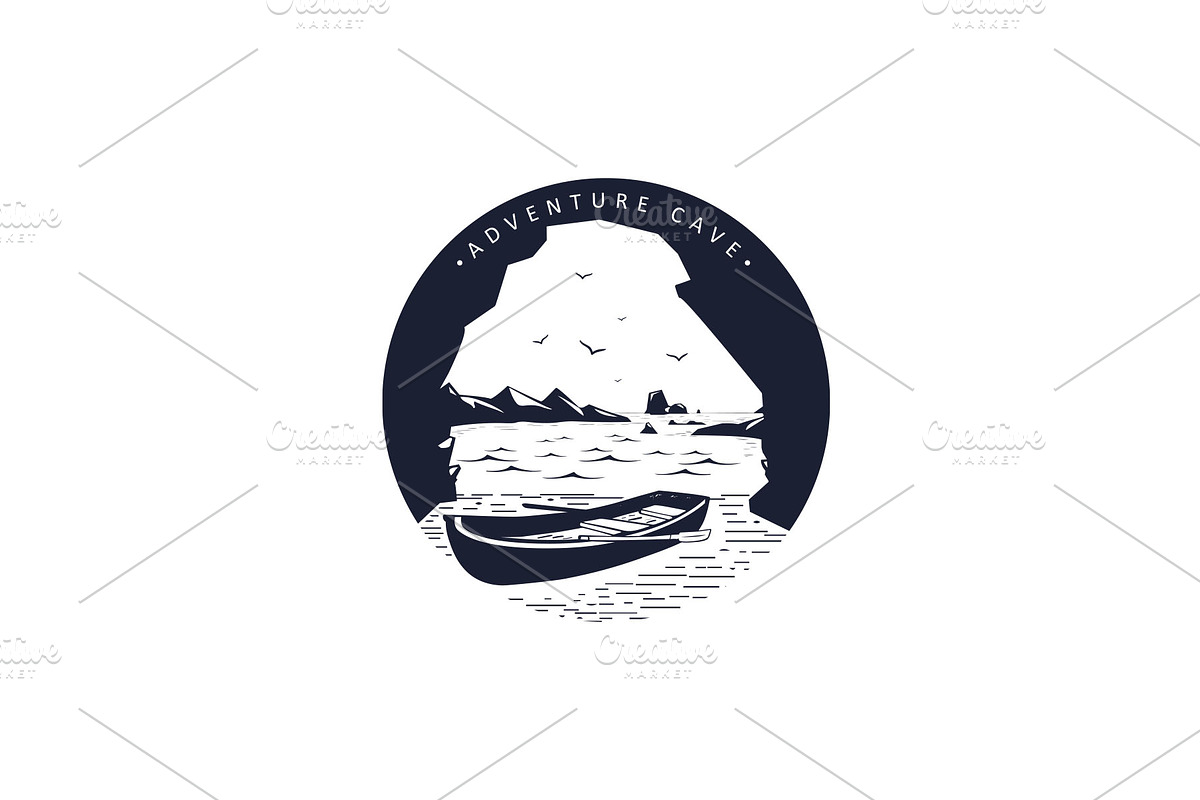 Beach Illustration Logo, a Branding & Logo Template by Piro Concept (Photo 3 of 4)
