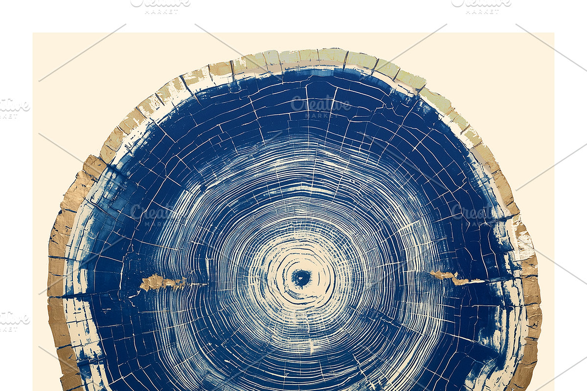 Natt Collection · Organic Tree Rings, a Texture Illustration by milatovar (Photo 14 of 19)