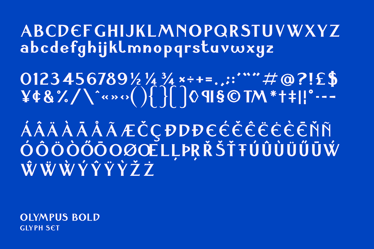 Olympus Font Family, a Serif Font by Hemphill Co (Photo 10 of 14)