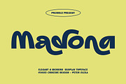 Madona, a Sans Serif Font by Cruzine (Thumbnail 1 of 10)